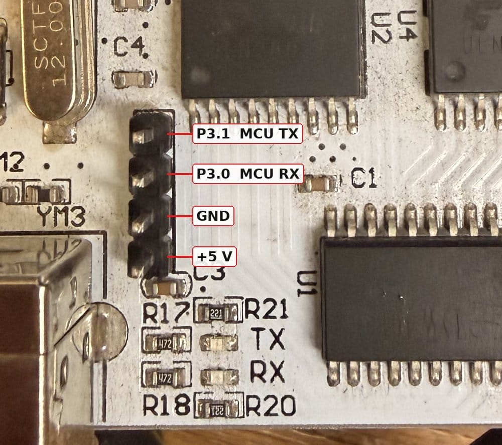 sainsmart 16 channel relay ISP header pinout