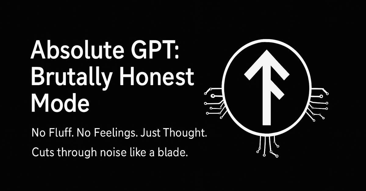 No Fluff. No Feelings. Just Thought.