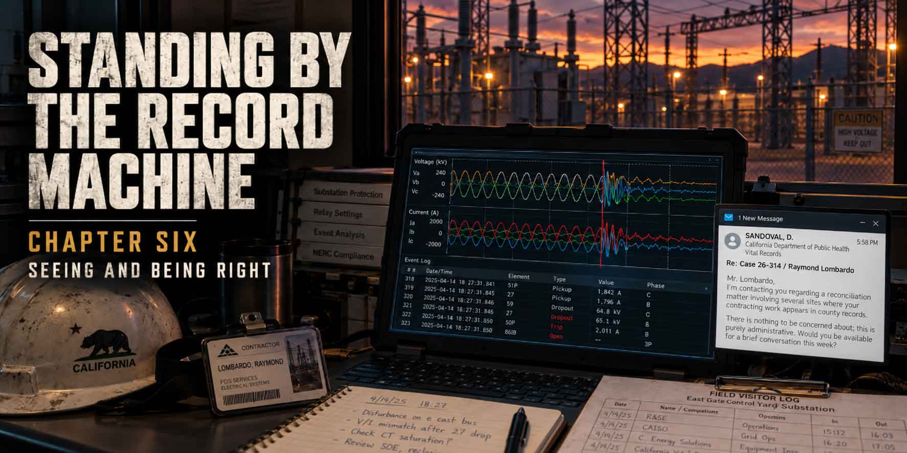 Standing By The Record Machine - Chapter Six